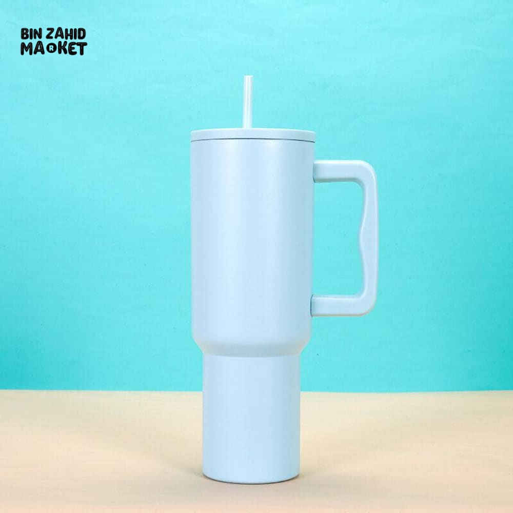 40OZ INSULATED STAINLESS STEEL TUMBLER - LIGHT BLUE