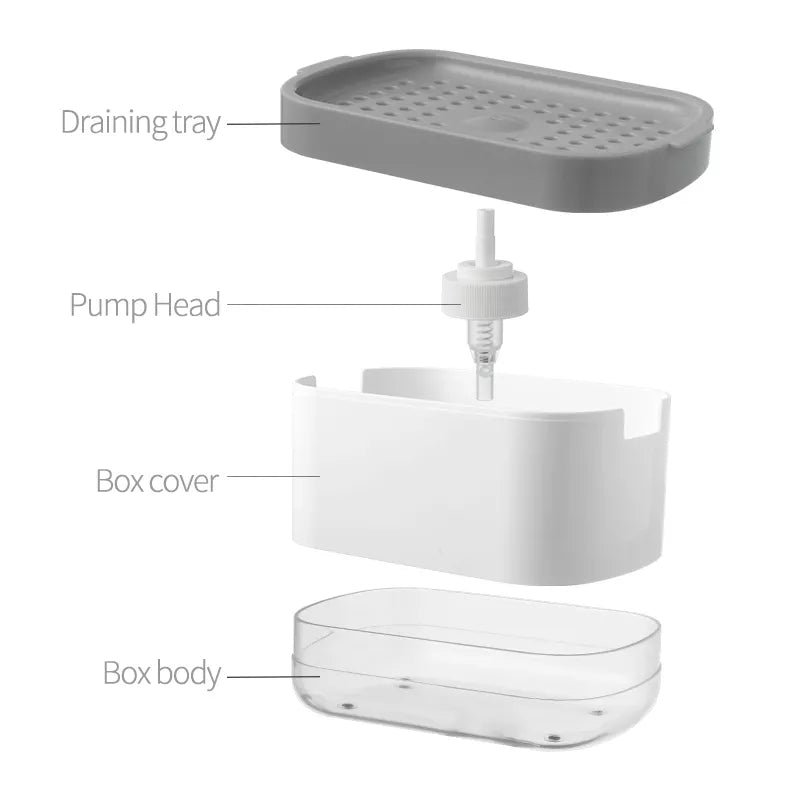 EASY SOAP & SPONGE DISPENSER