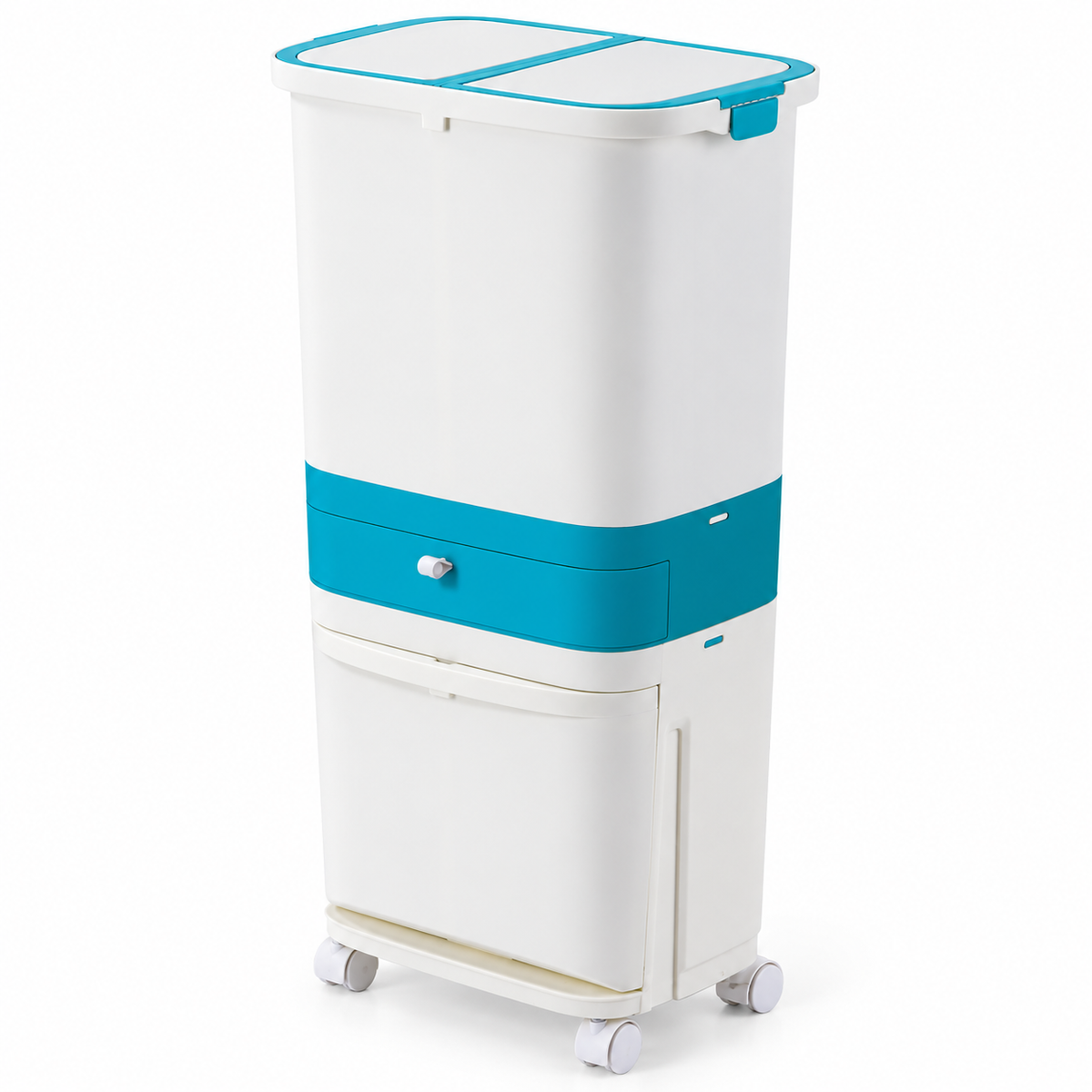 2 Layer Waste Sorting Bin – 42 Liter