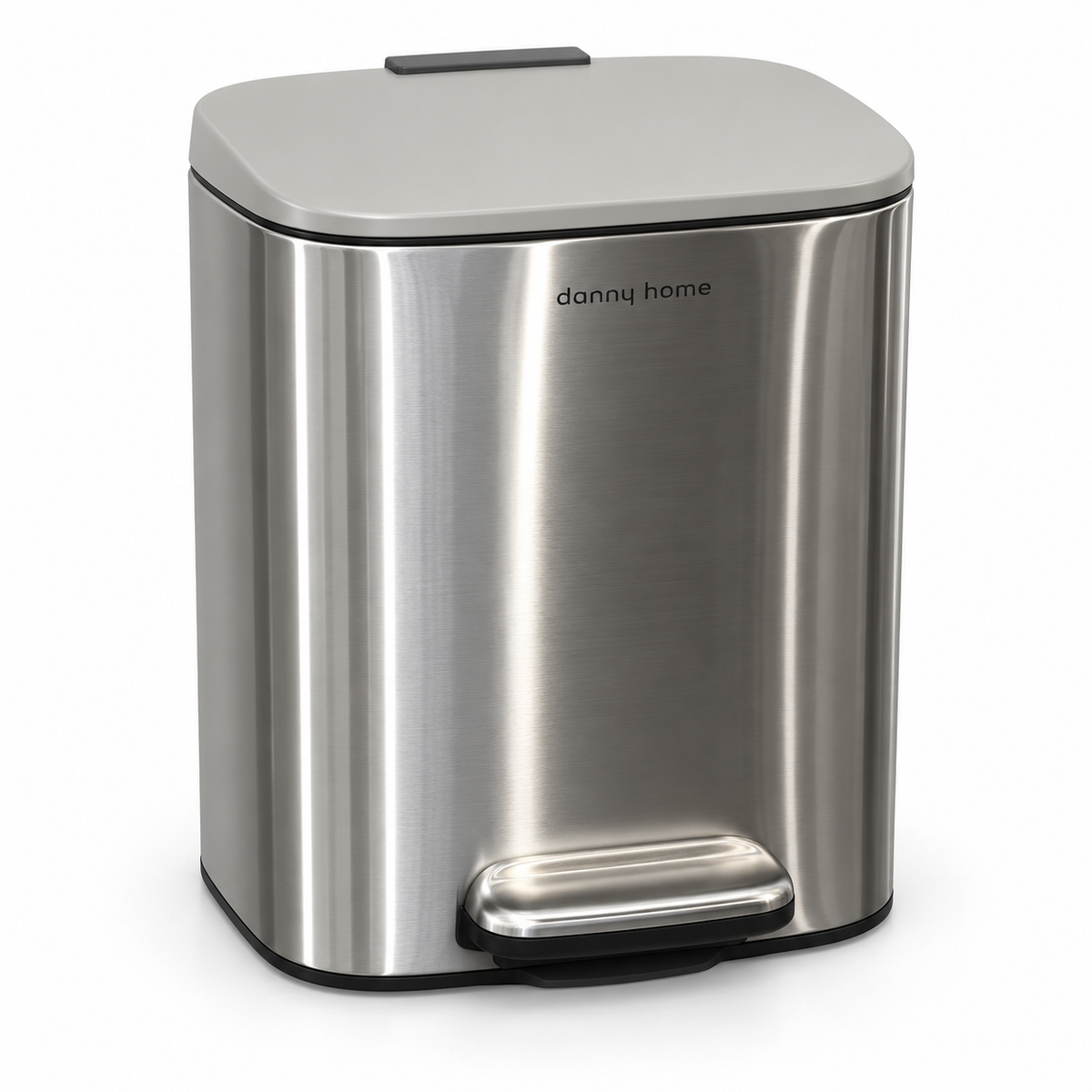 DANNY HOME SILVER PEDAL TRASH BIN