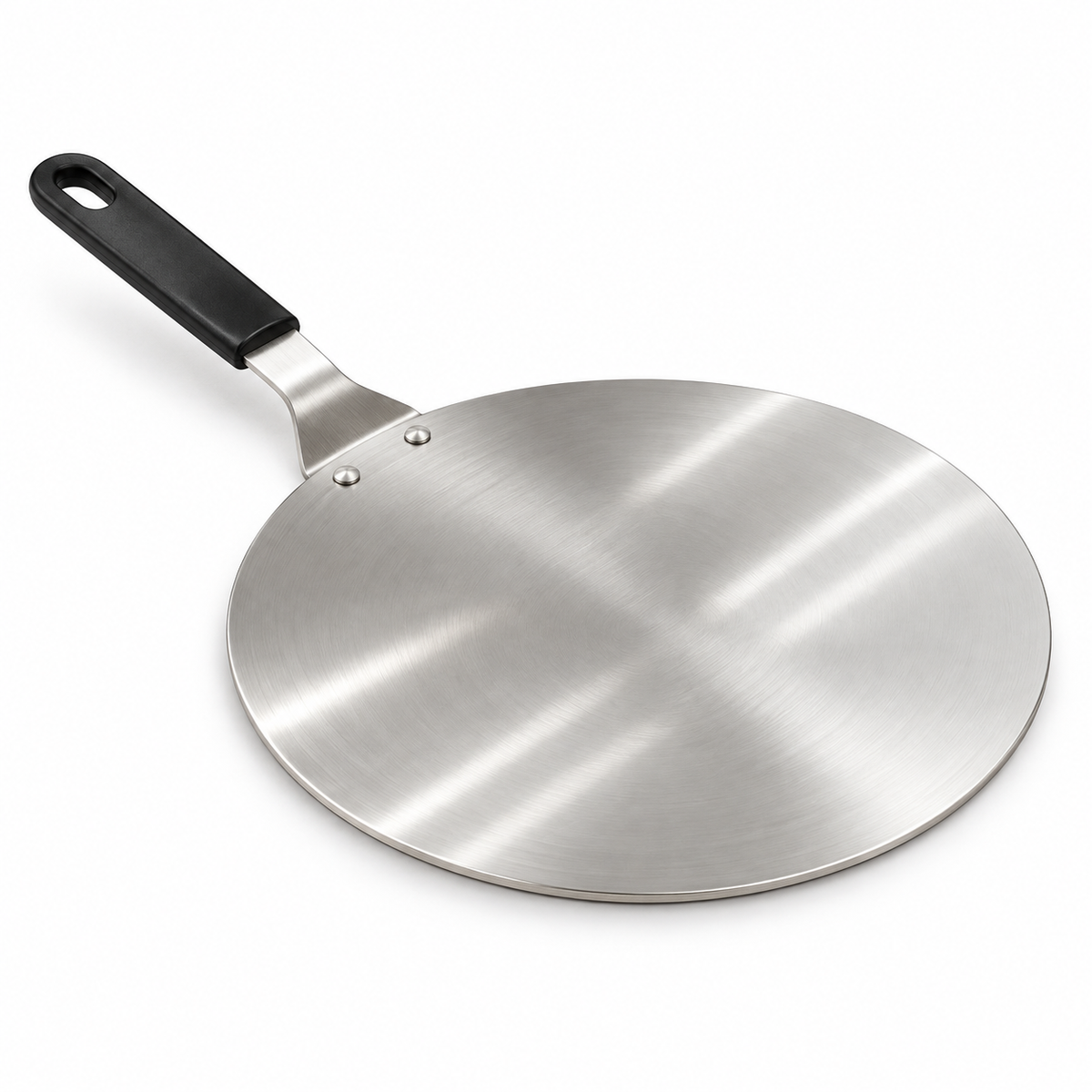 Danny Home Silver Tawa With Black Handle