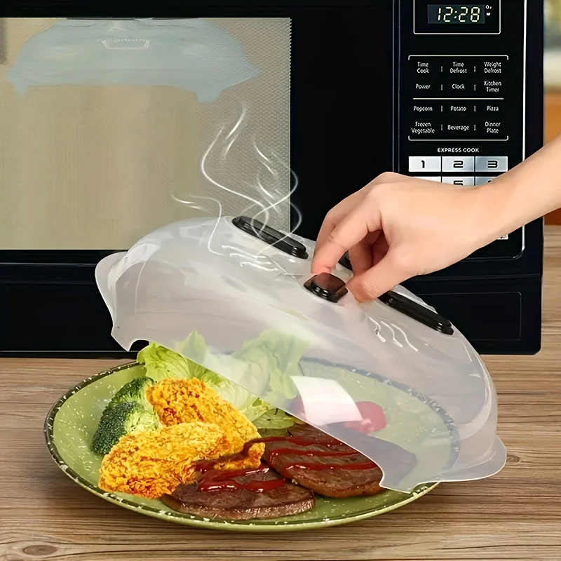 MICROWAVE COVER SPLASH-PROOF SPILL-PROOF MAGNETIC REFRIGERATOR PLASTIC HEATING COVER