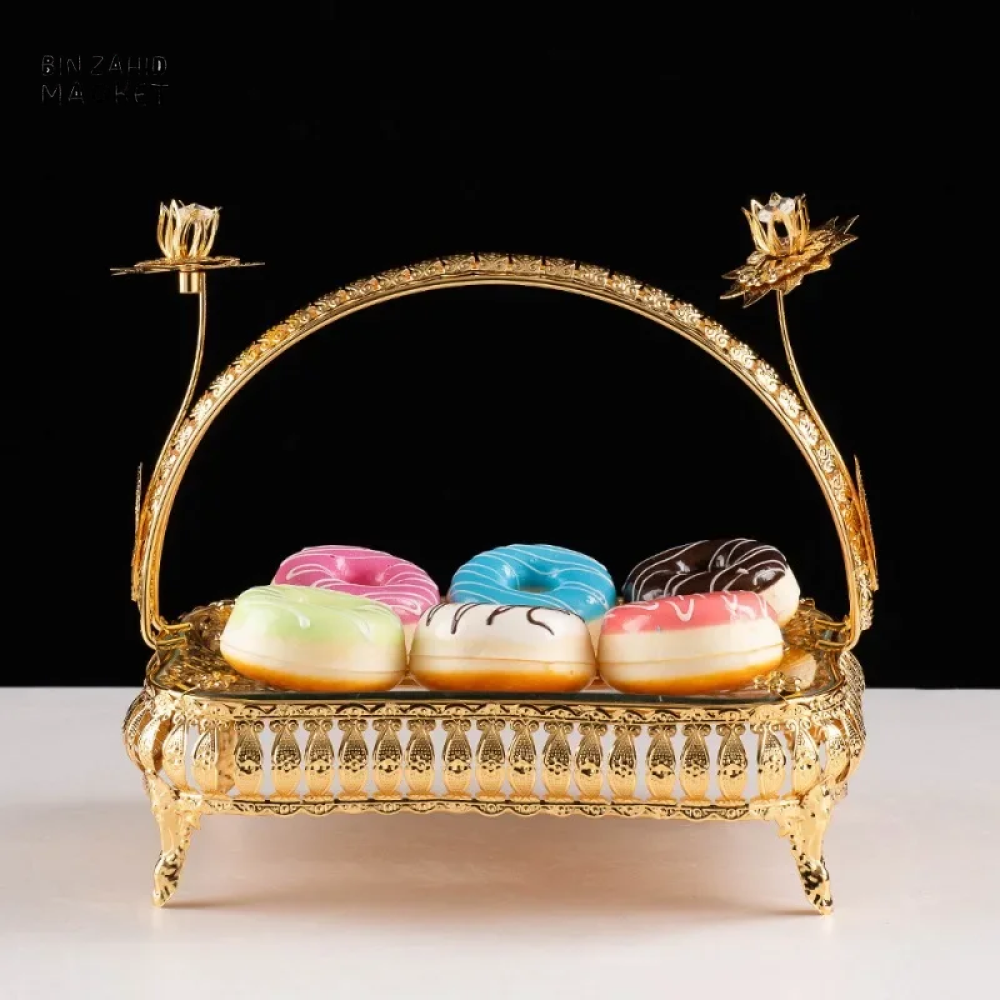 LUXURY EUROPEAN-STYLE GLASS FRUIT PLATTER – HOME & COFFEE TABLE DECOR
