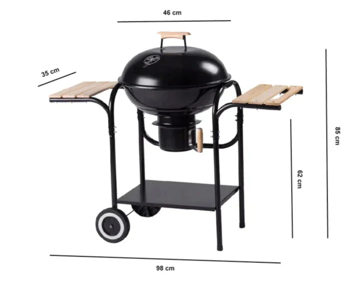 AMERICAN CHARCOAL ROUND BARBEQUE GRILL