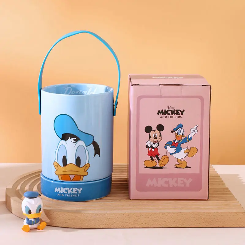 DISNEY MICKEY MINNIE DONALD DUCK DAISY CUTE CHOPSTICK BARREL CERAMIC DRAIN BUCKET