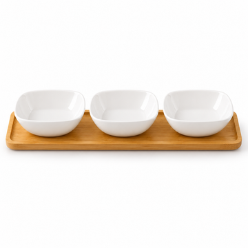 Danny Home Three-Bowl Serving Set - 4 Pieces
