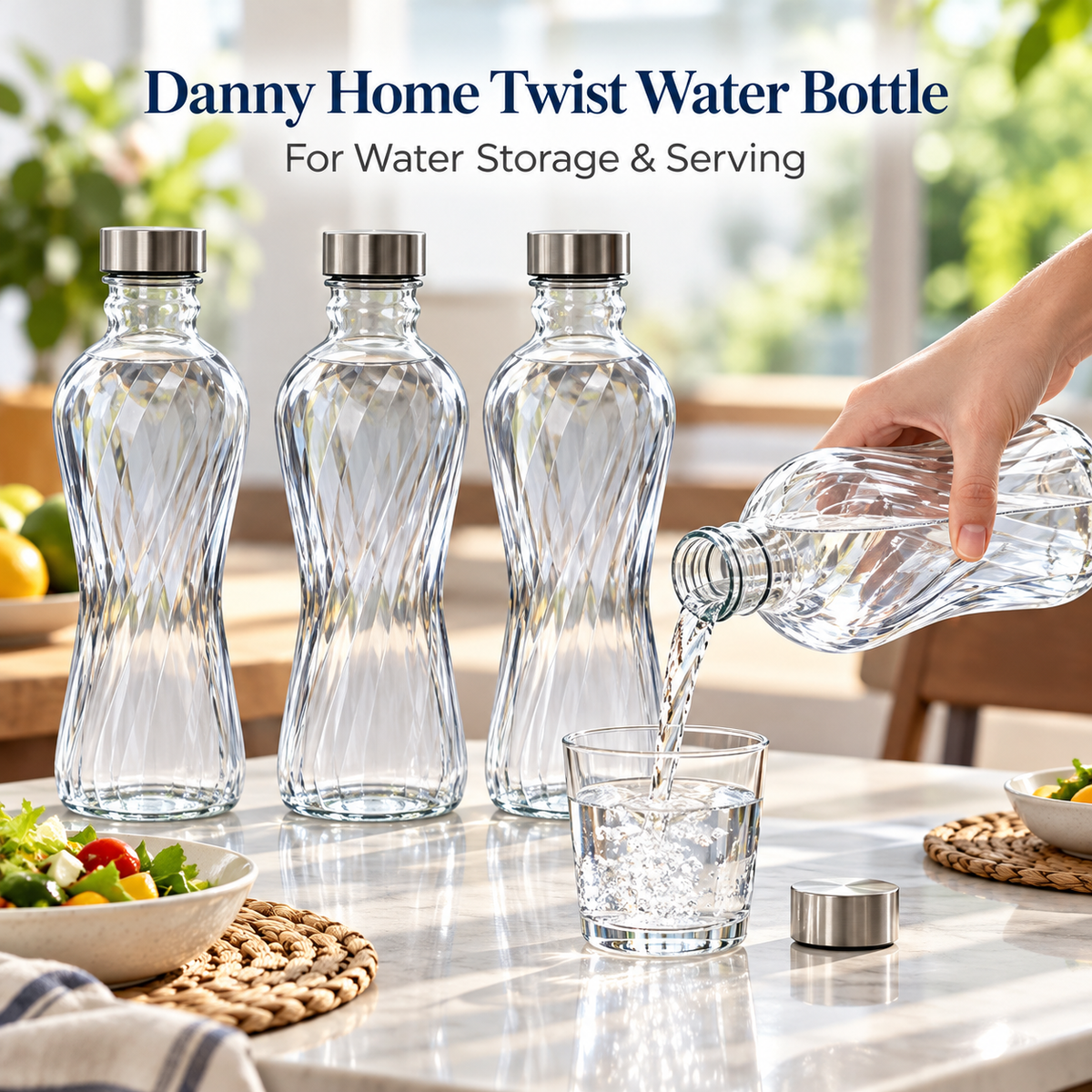 Danny Home 1 Piece Twist Water Bottle - 1000 ml