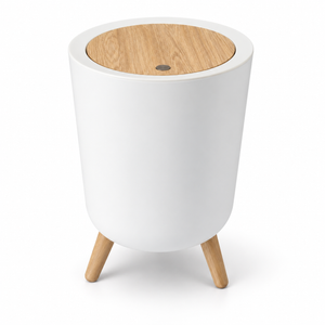 Danny Home White Tripod Waste Bin - 12 LITRE