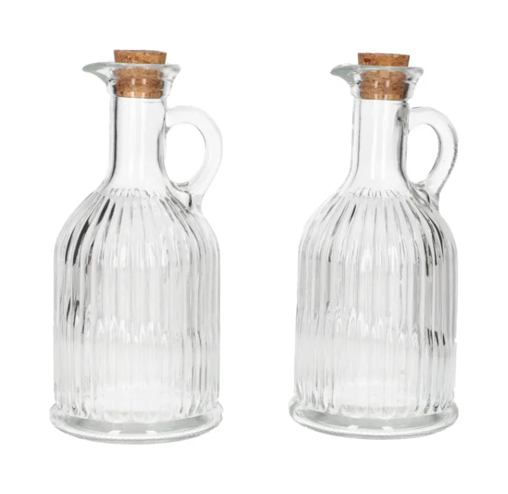 DANNY HOME GLASS OIL & VINEGAR DISPENSER SET 2-PIECE -1900-84