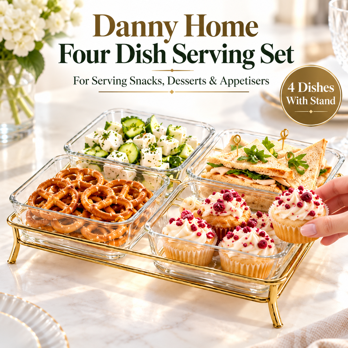 Danny Home Four Dish Serving Set
