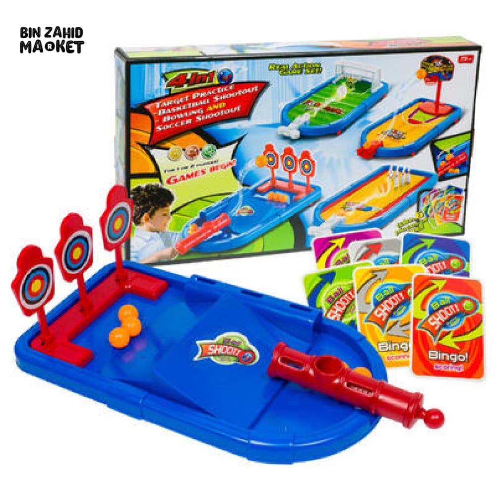 4IN1 KIDS BOARD GAME SET