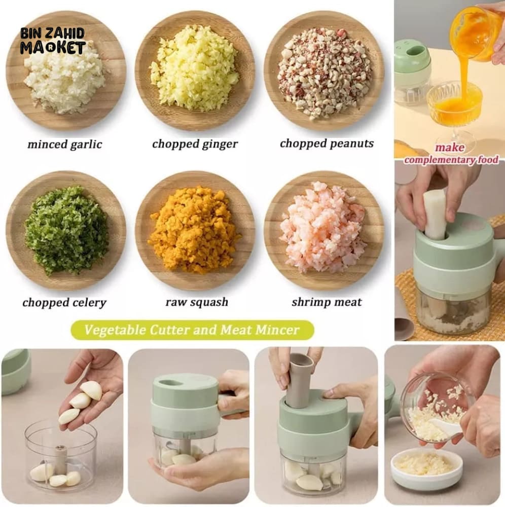 4IN1 RECHARGEABLE MULTIFUNCTIONAL CHOPPER