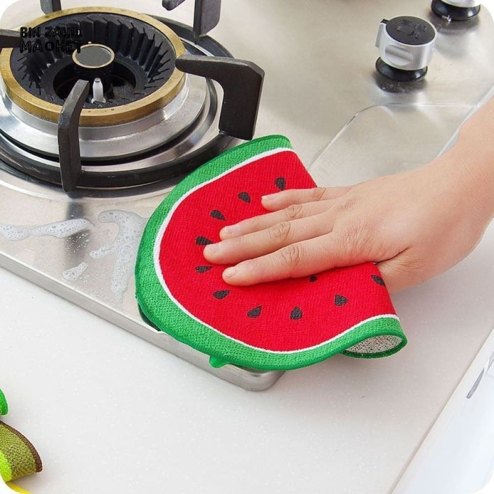 4PIECE FRUIT KITCHEN CLEANING TOWELS – HANGING MULTIPURPOSE WIPES FOR LUXURY VILLA DECOR