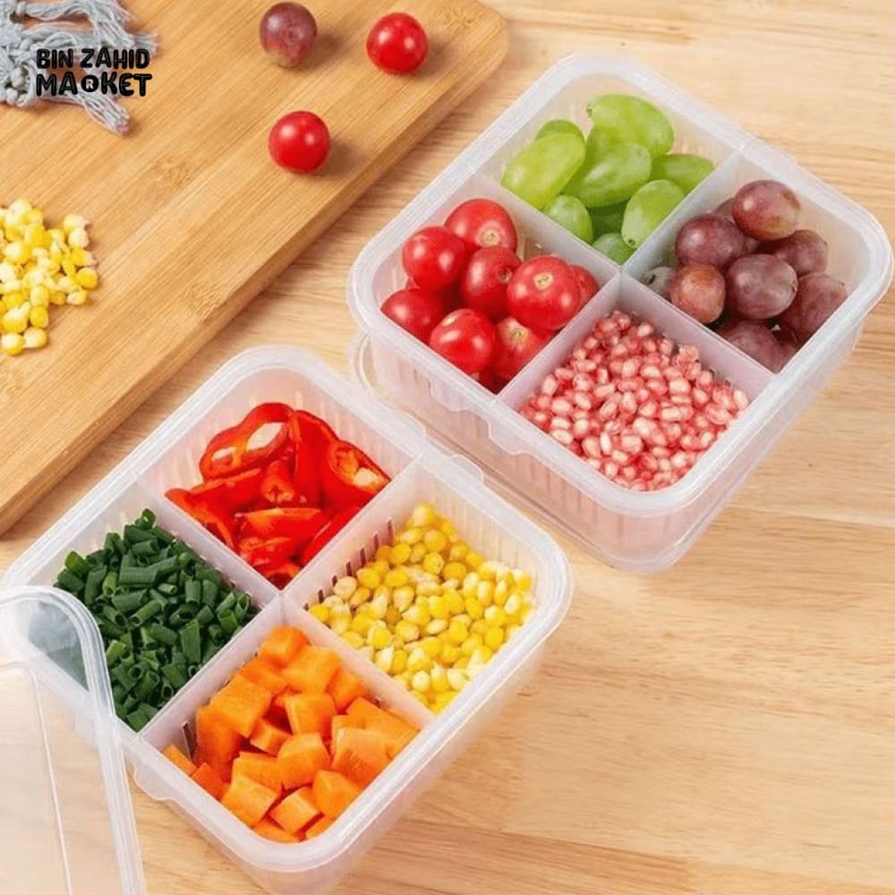 4X GRIDS REFRIGERATOR STORAGE BOX
