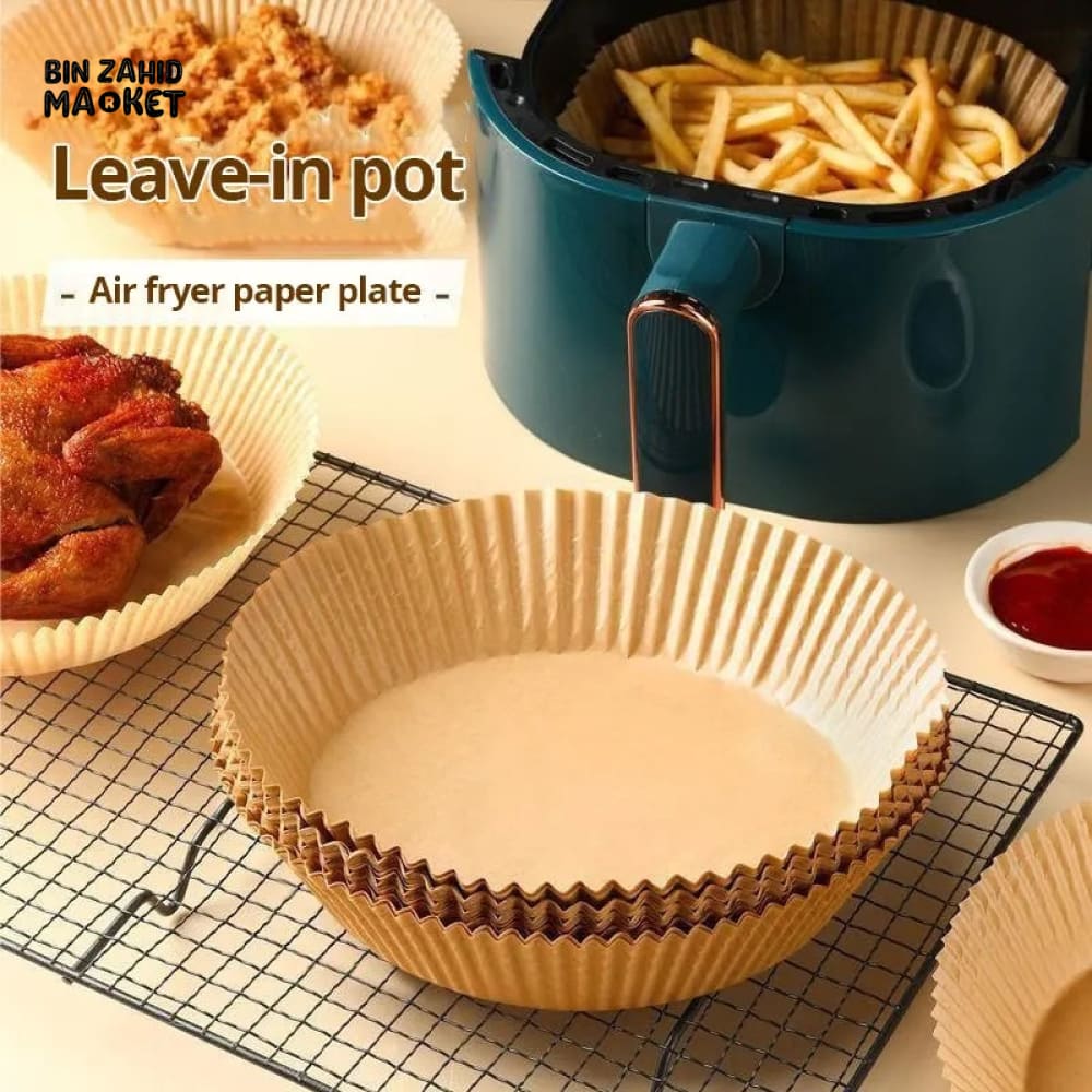 50 PIECES DISPOSABLE AIR FRYER PAPER LINERS