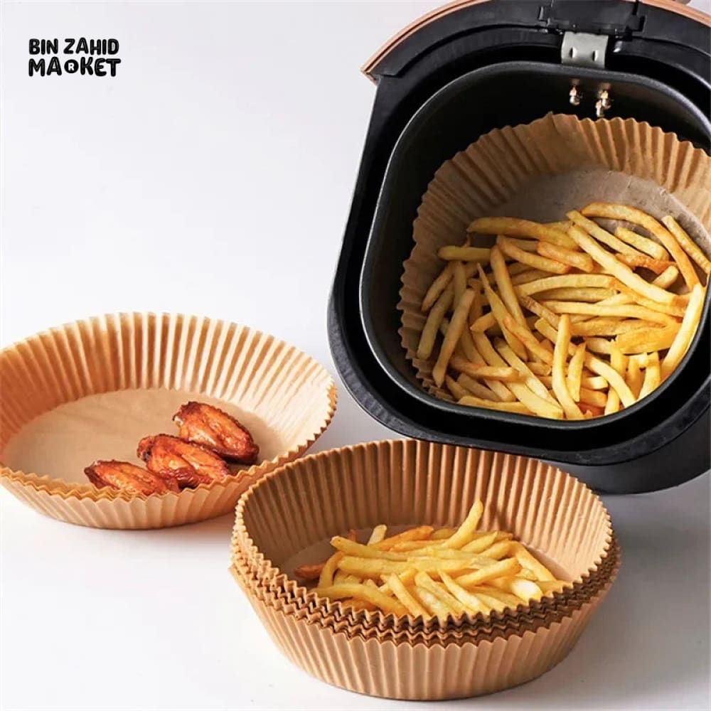 50 PIECES DISPOSABLE AIR FRYER PAPER LINERS