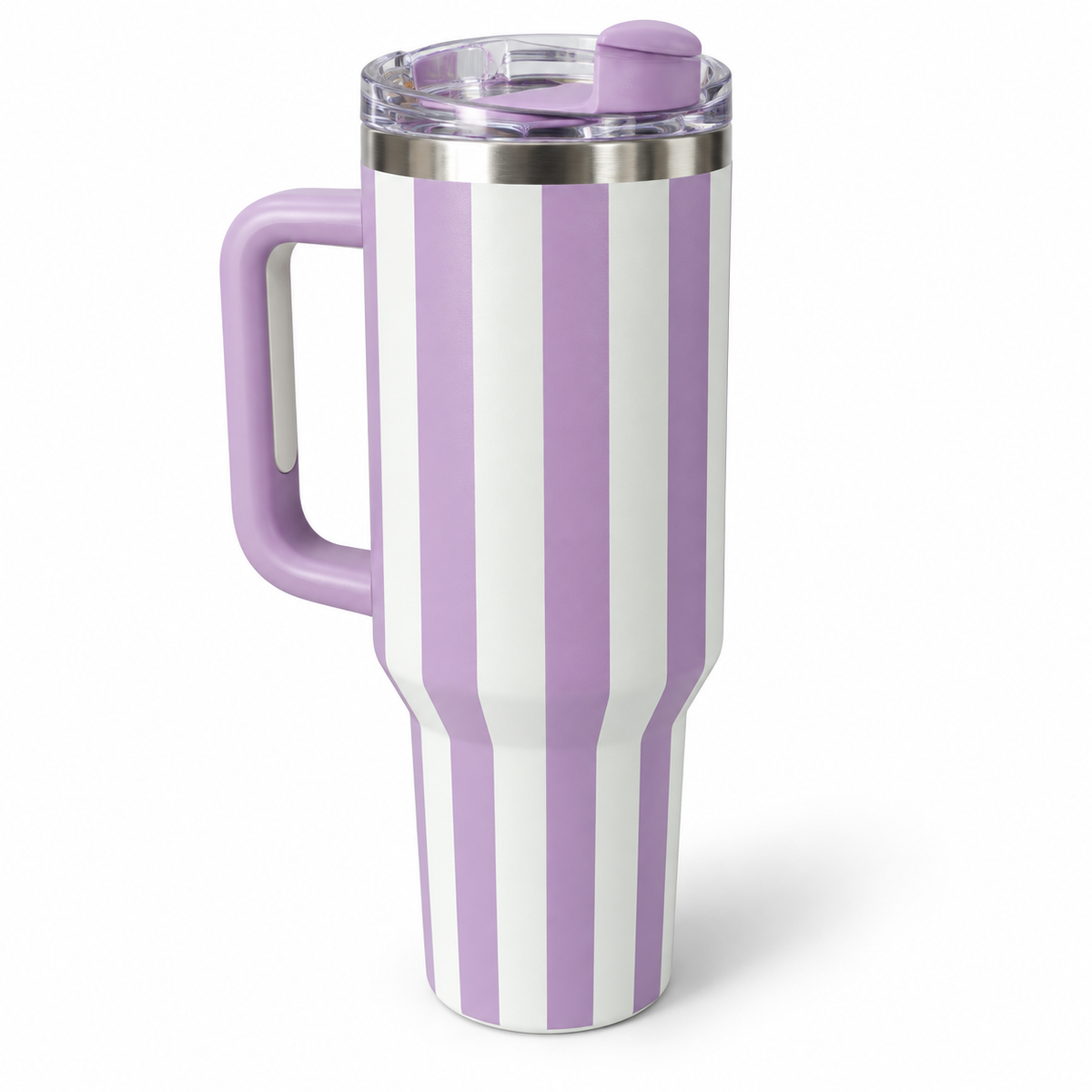 Striped Handle Tumbler