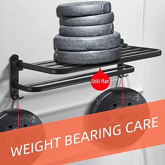 PREMIUM WALL MOUNTED TOWEL STORAGE RACK