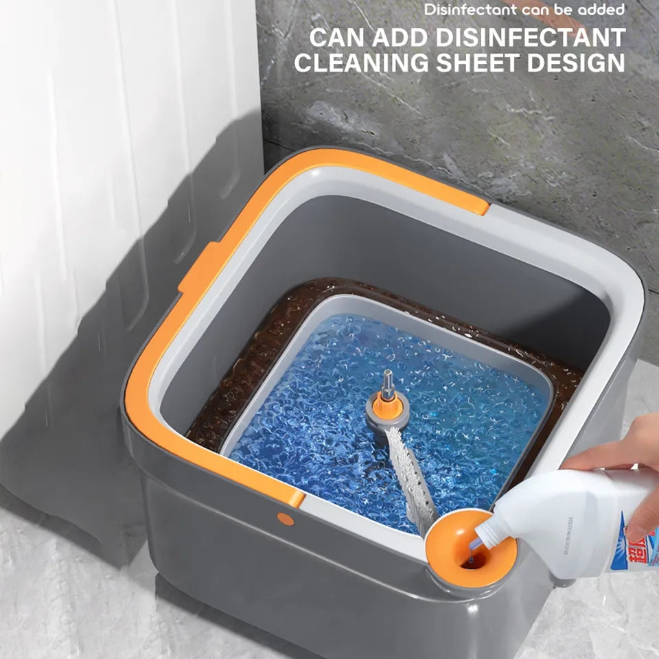 ROTATING SPIN CLEANING MOP WITH BUCKET