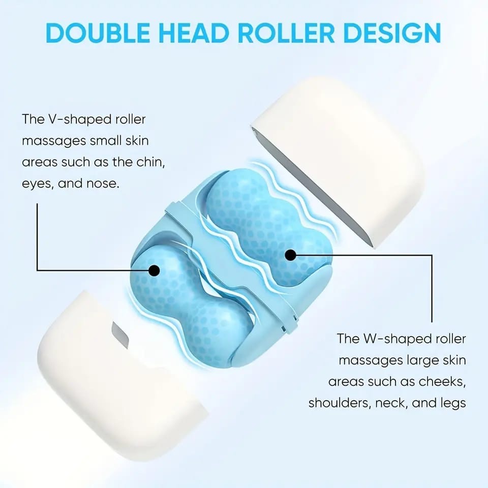 DUAL ROLLER FACE ICE ROLLER