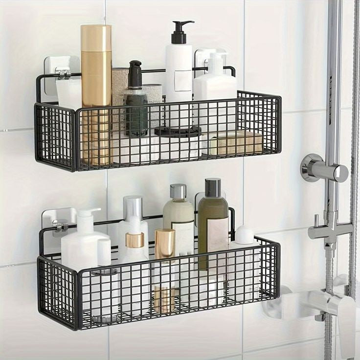 WALL MOUNTED STICKING STORAGE SHELF