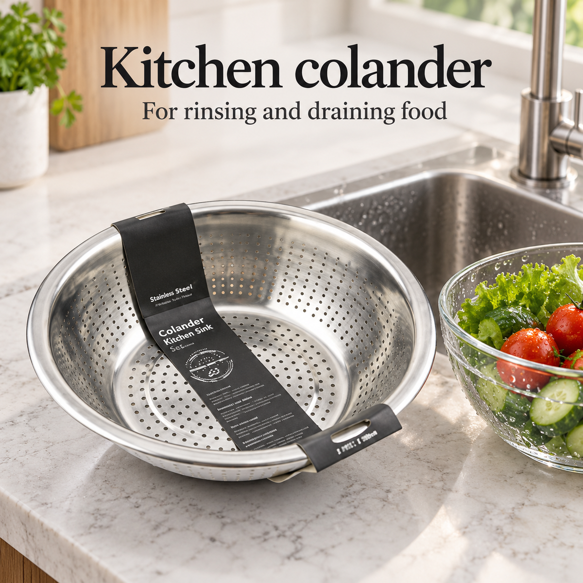 Danny Home Kitchen Colander - 24cm