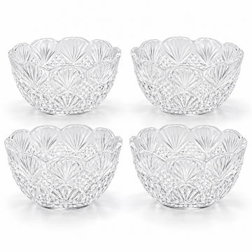 Danny Home 4 Piece Cut-Pattern Bowl Set