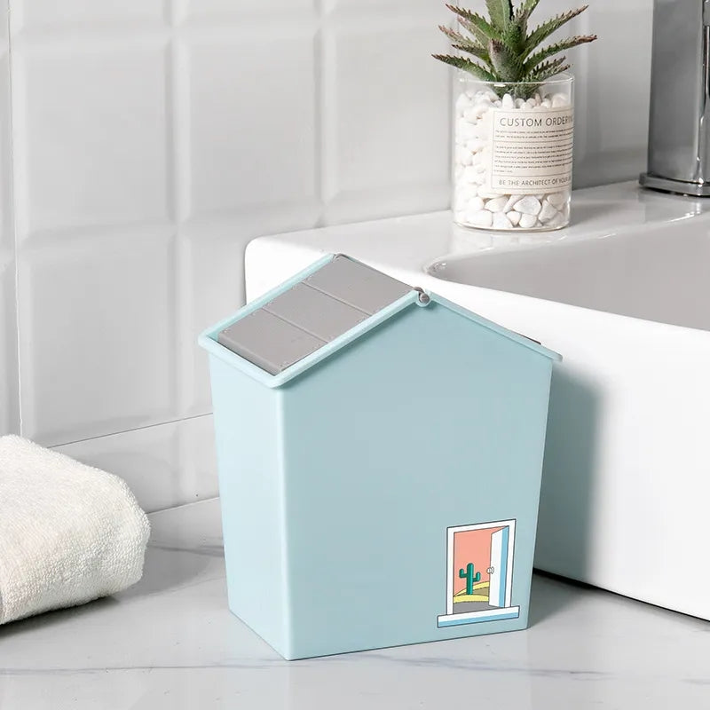 MINI HOME SHAPED DUST BIN