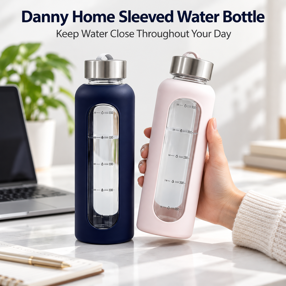Danny Home 1 Piece Sleeved Water Bottle - 1000 ml
