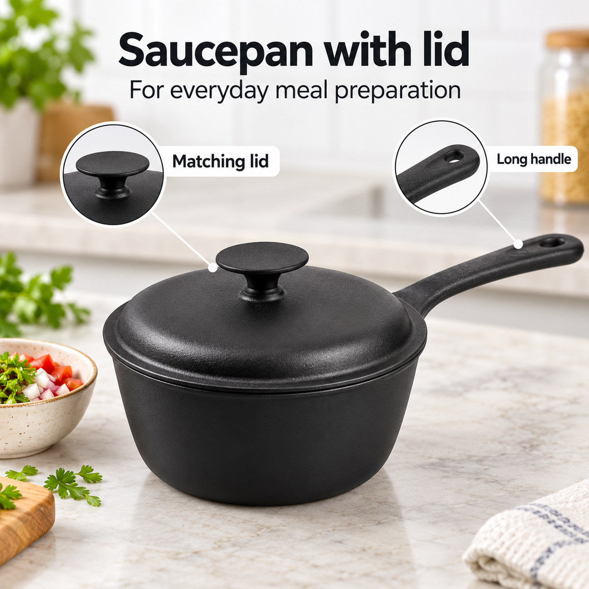 Danny Home Saucepan With Lid