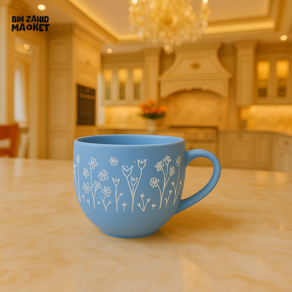 580ML LARGE CERAMIC MUG – PREMIUM COFFEE & TEA CUP WITH COMFORT HANDLE | PERFECT FOR HOME, OFFICE & GIFTING