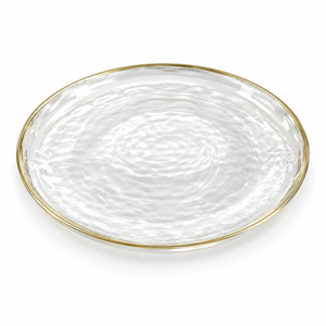 Danny Home Textured Gold Rim Plate - 10.5 Inches