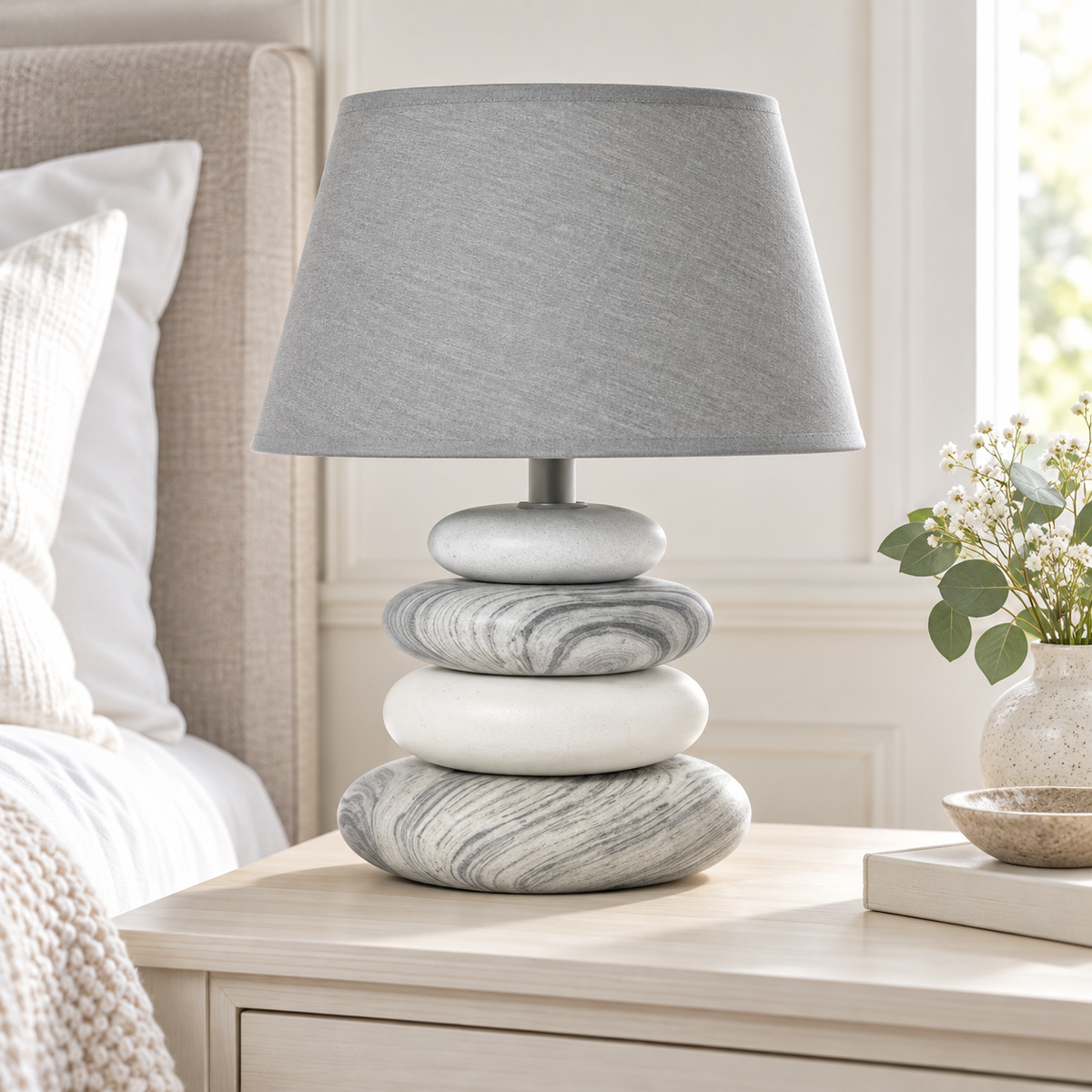 Danny Home Pebble Base Table Lamp