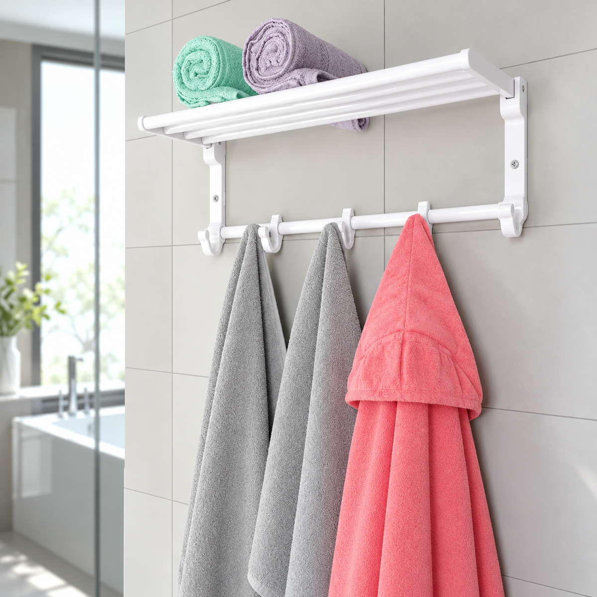 Limon Bathroom Towel Shelf