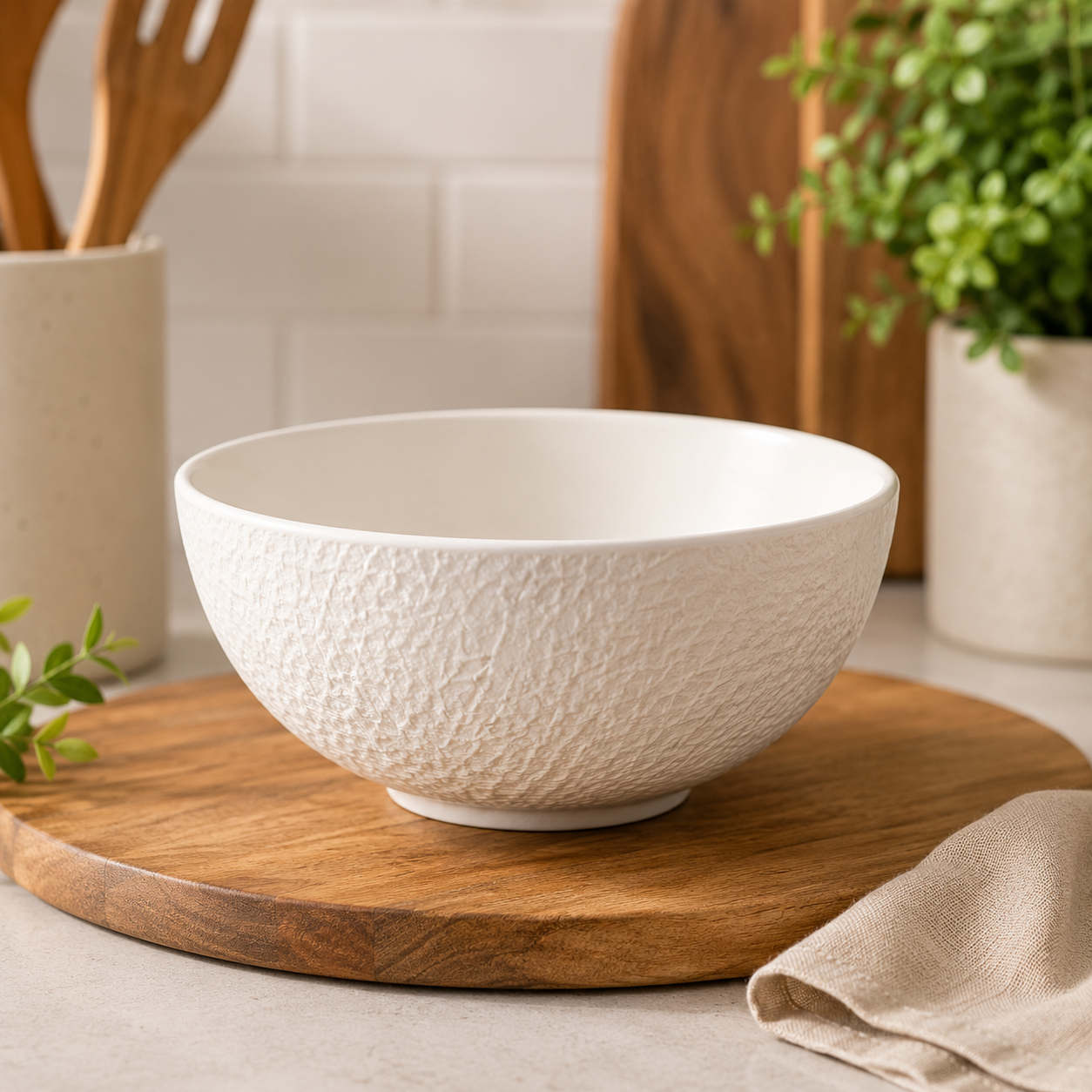 WINSOR ENGLAND TEXTURED SERVING GREAVY BOWL