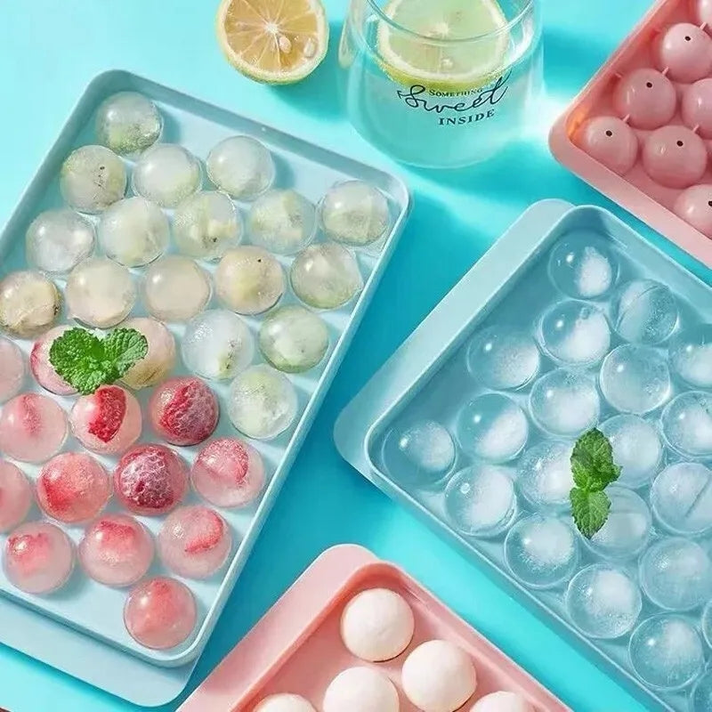 ICE BALL TRAY WITH LID