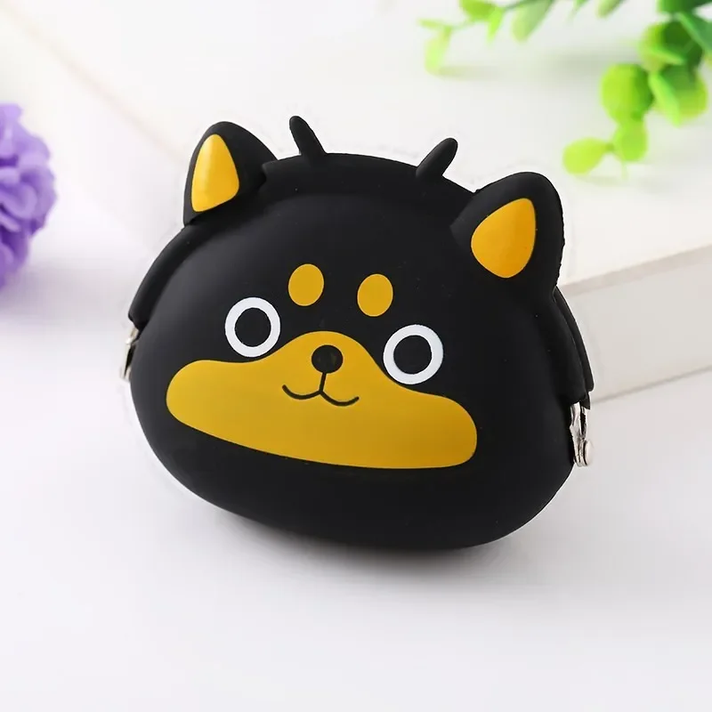 FASHION COIN PURSE CUTE MINI CARTOON SILICONE CLUTCH BAG