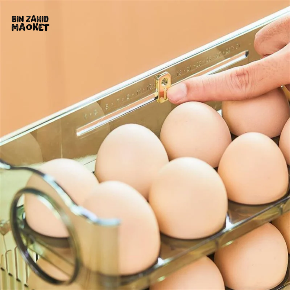 30 GRIDS EGG STORAGE BOX LARGE CAPACITY TRANSPARENT EGG CONTAINER