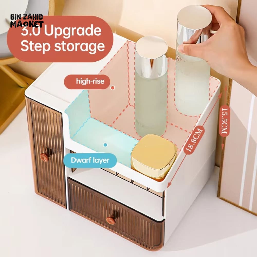 LUXORMOVE CRYSTAL CLEAR COSMETIC & MAKEUP ORGANIZER