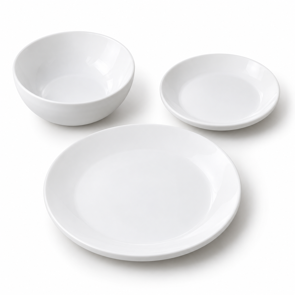 Danny Home White Dinner Set - 18 Pieces