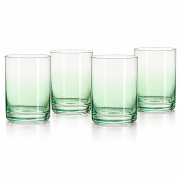 Danny Home Mint Green Drinking Glass Set - 410 ml