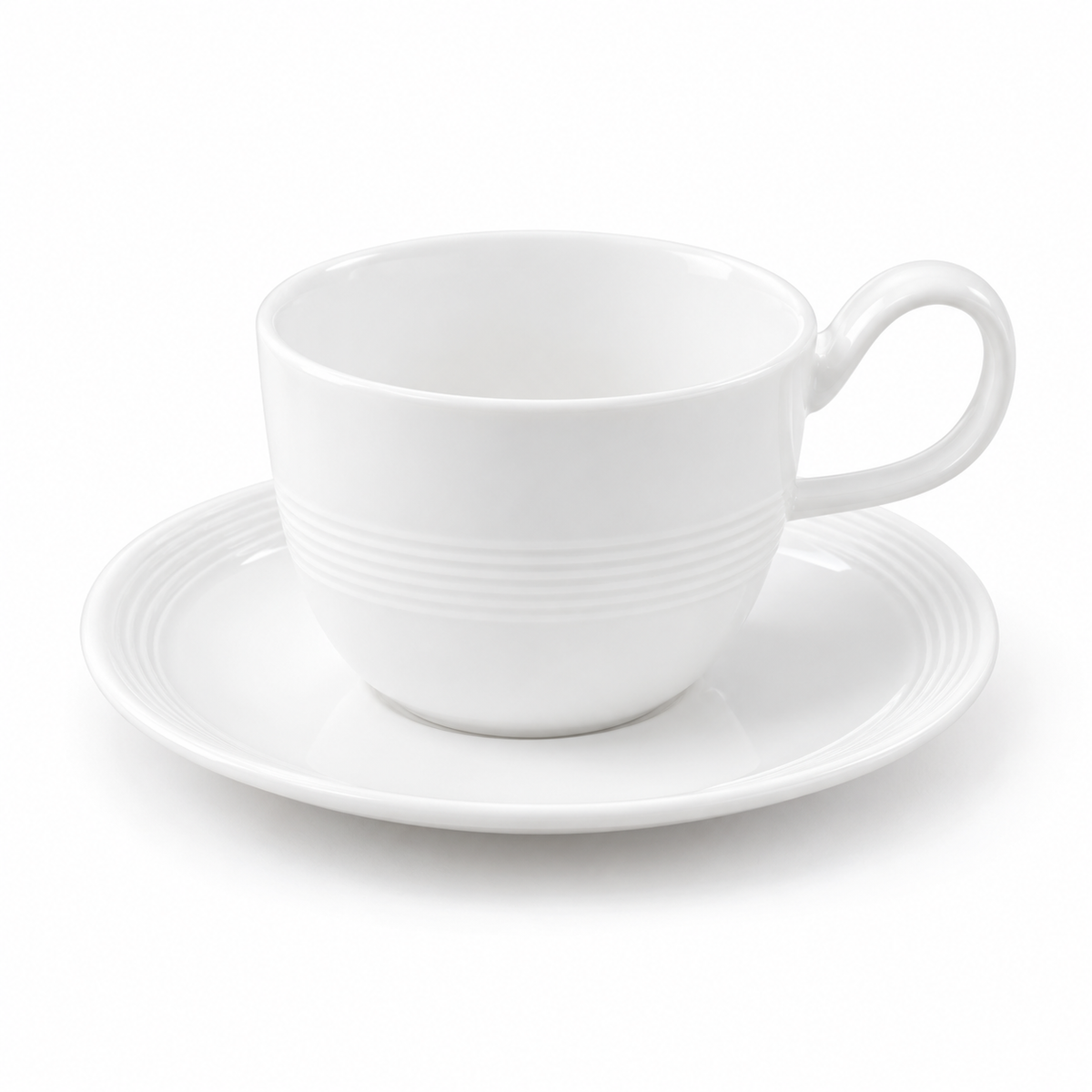 Danny Home 6 Piece Ribbed Cup & Saucer