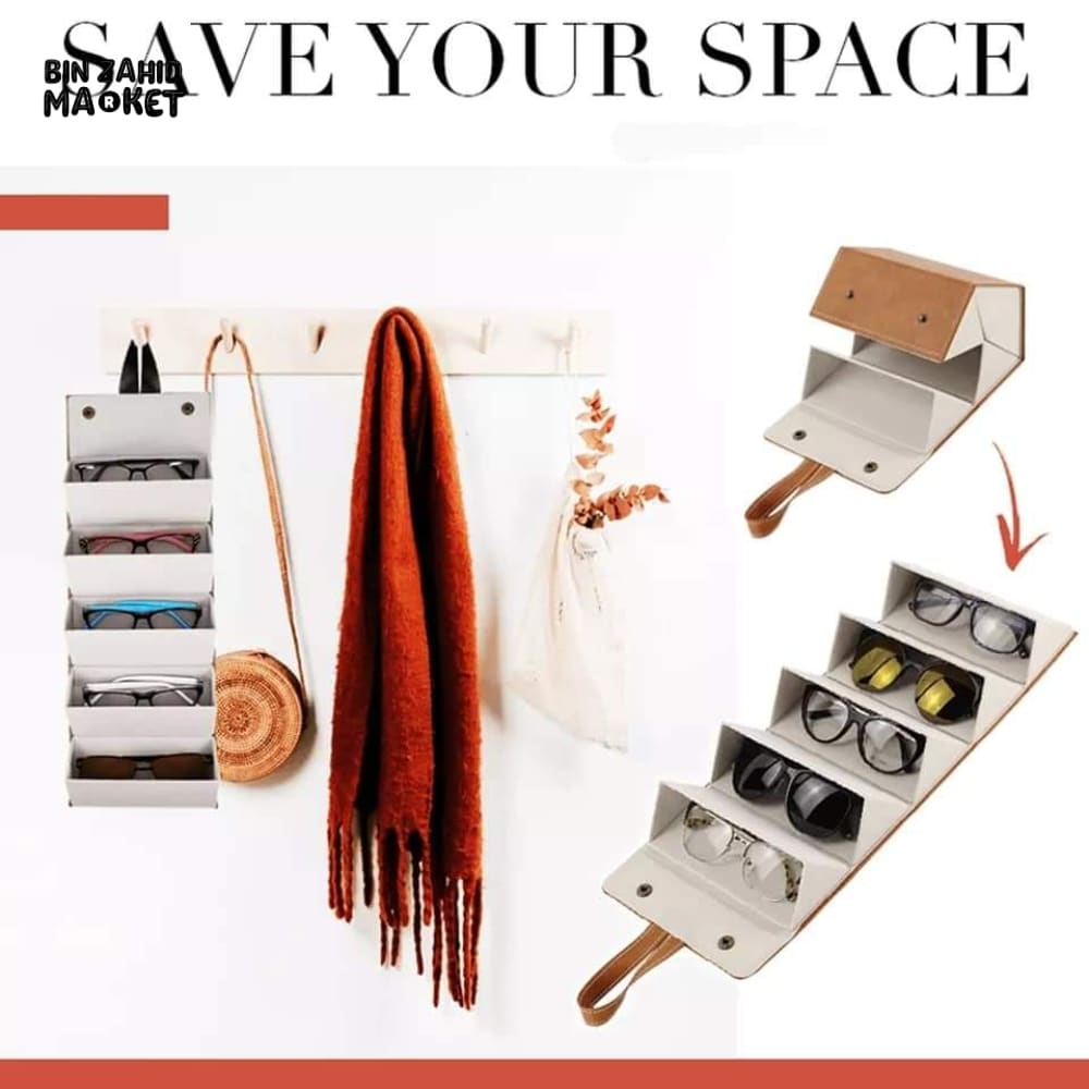 5X SLOTS SUN GLASSES ORGANIZER