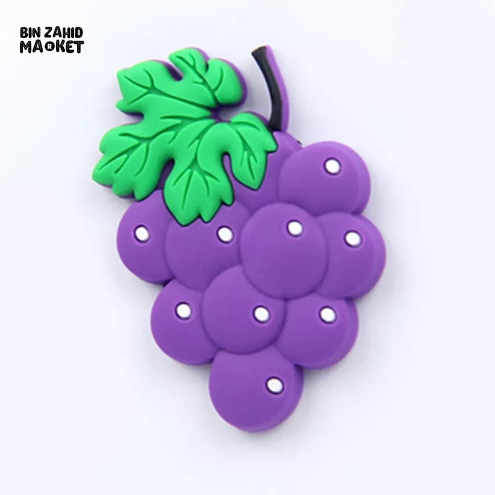 6 PIECES FRUITS & VEGGIES FRIDGE MAGNETS