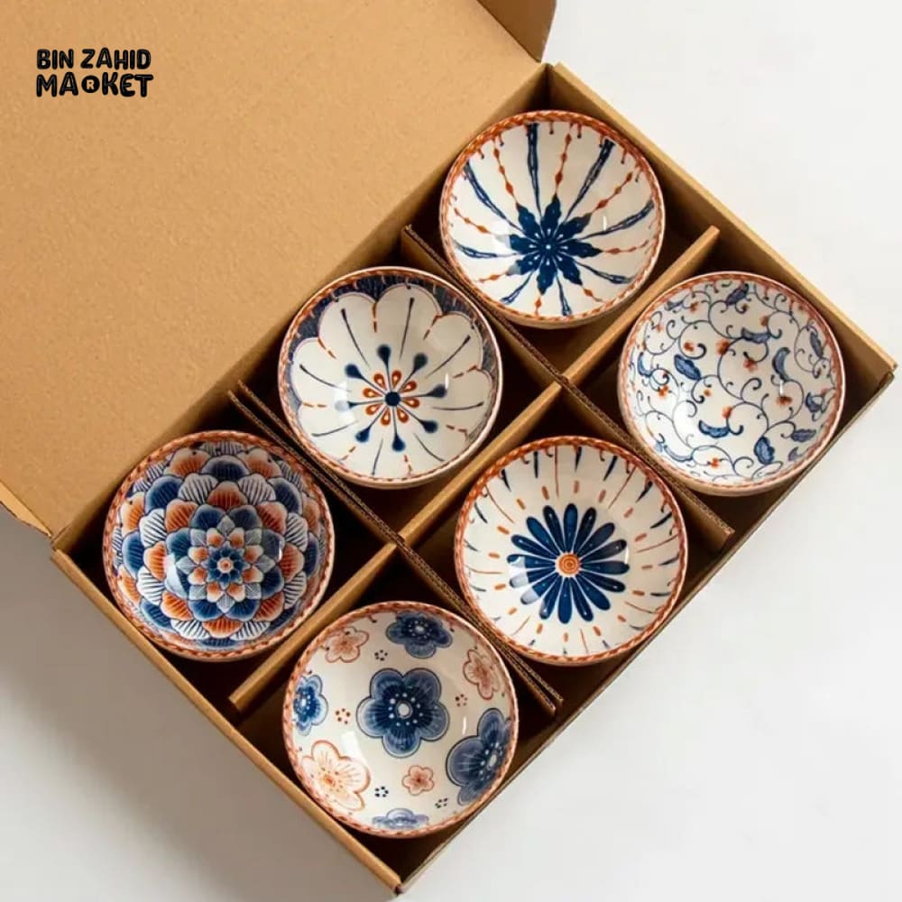 6 PIECES PORCELINE BOWL SET - FIVE