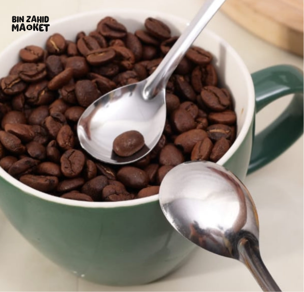 6 PIECES STAINLESS STEEL COFFEE & DESSERT SPOONS