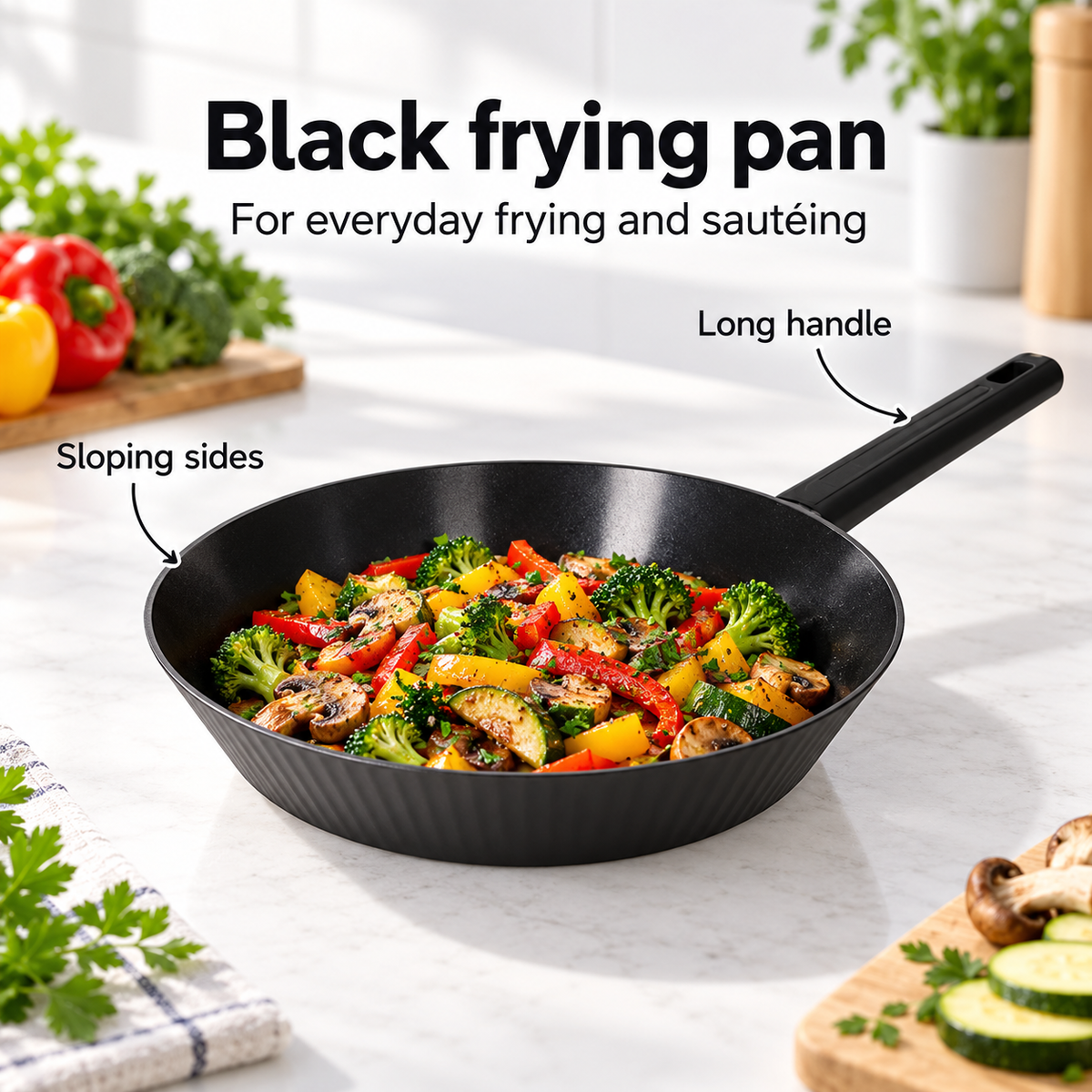 Danny Home Black Frying Pan