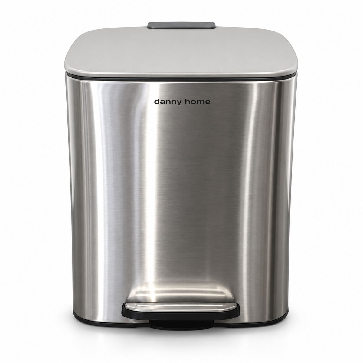 DANNY HOME SILVER PEDAL TRASH BIN