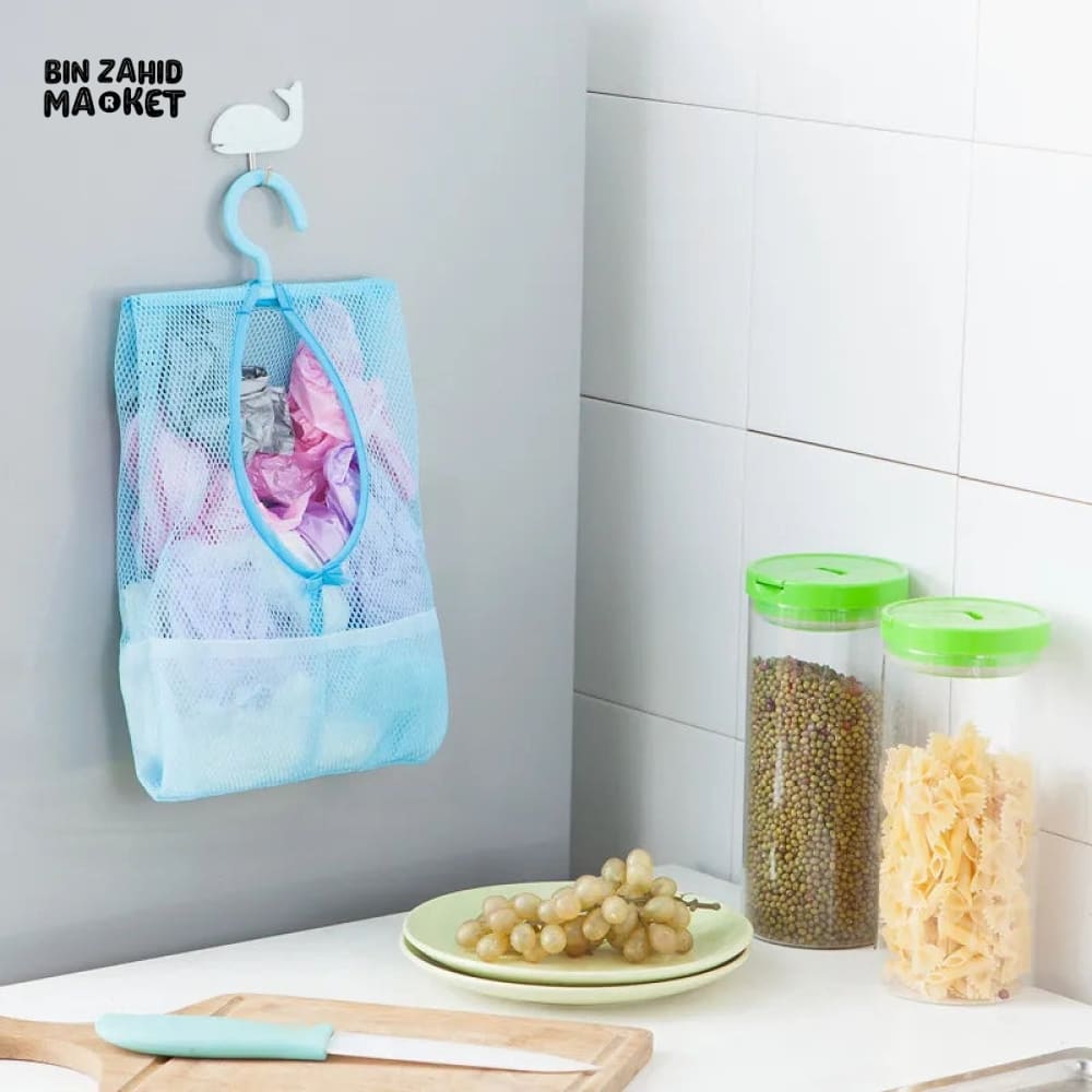 BATHROOM HANGING BREATHABLE MESH BAG