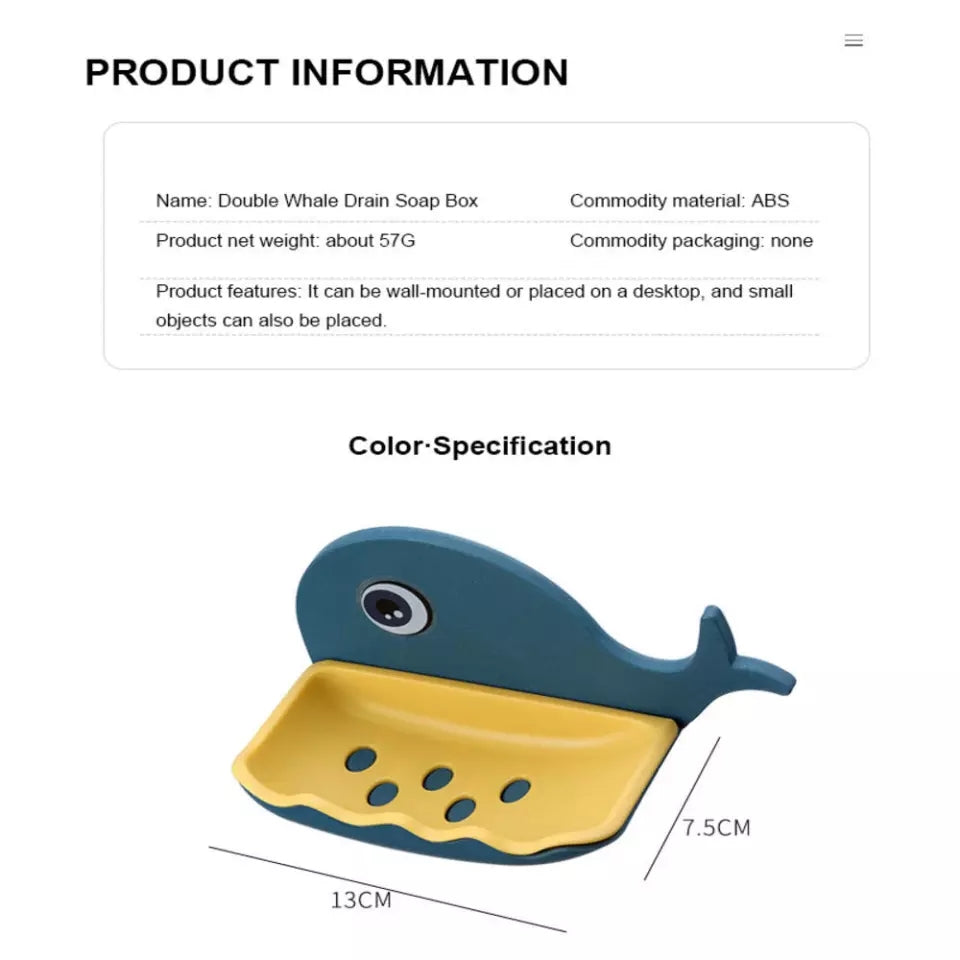 WHALE DISH FOR SOAP